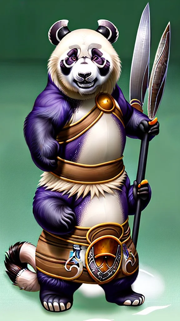 A viking panda