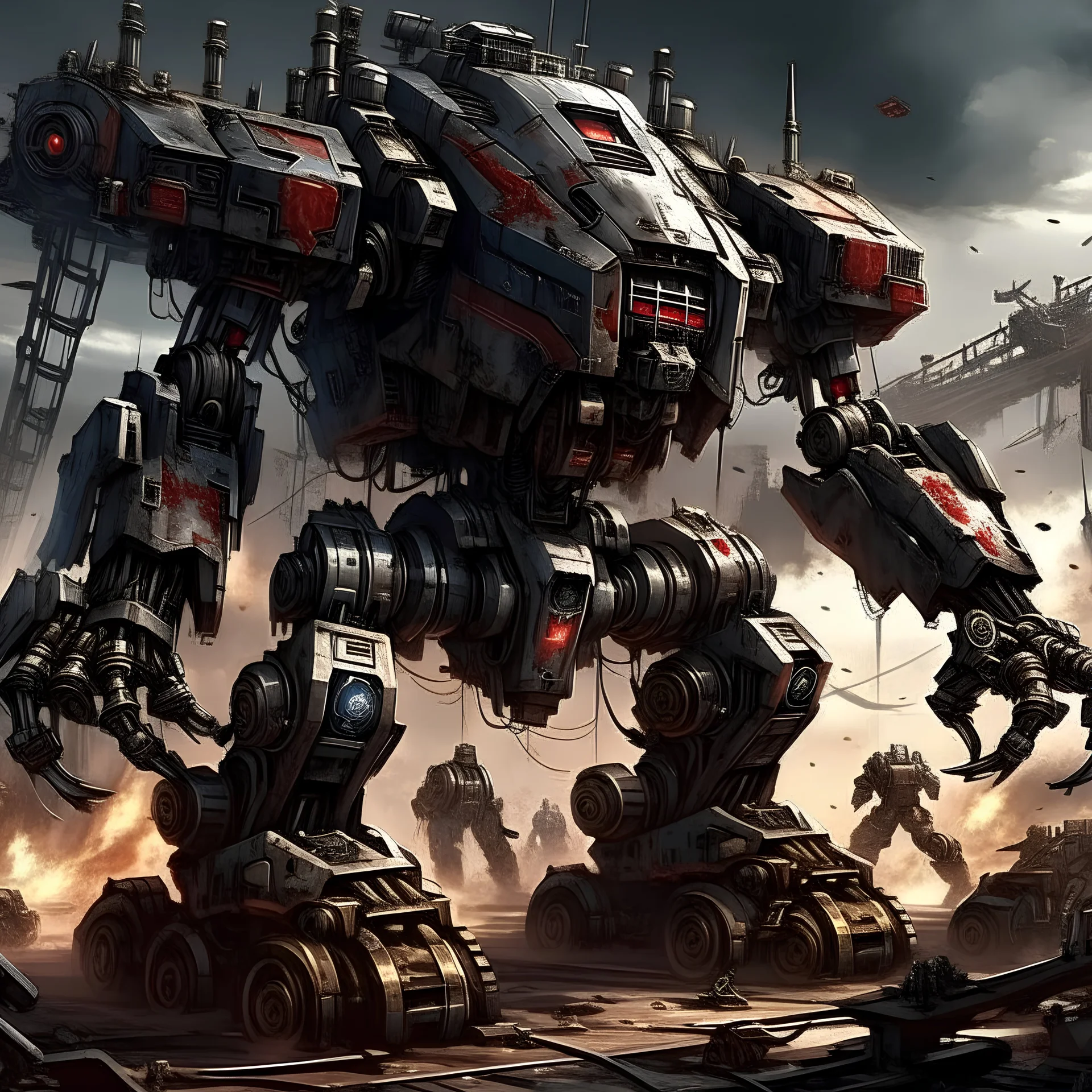 Death metal mech war