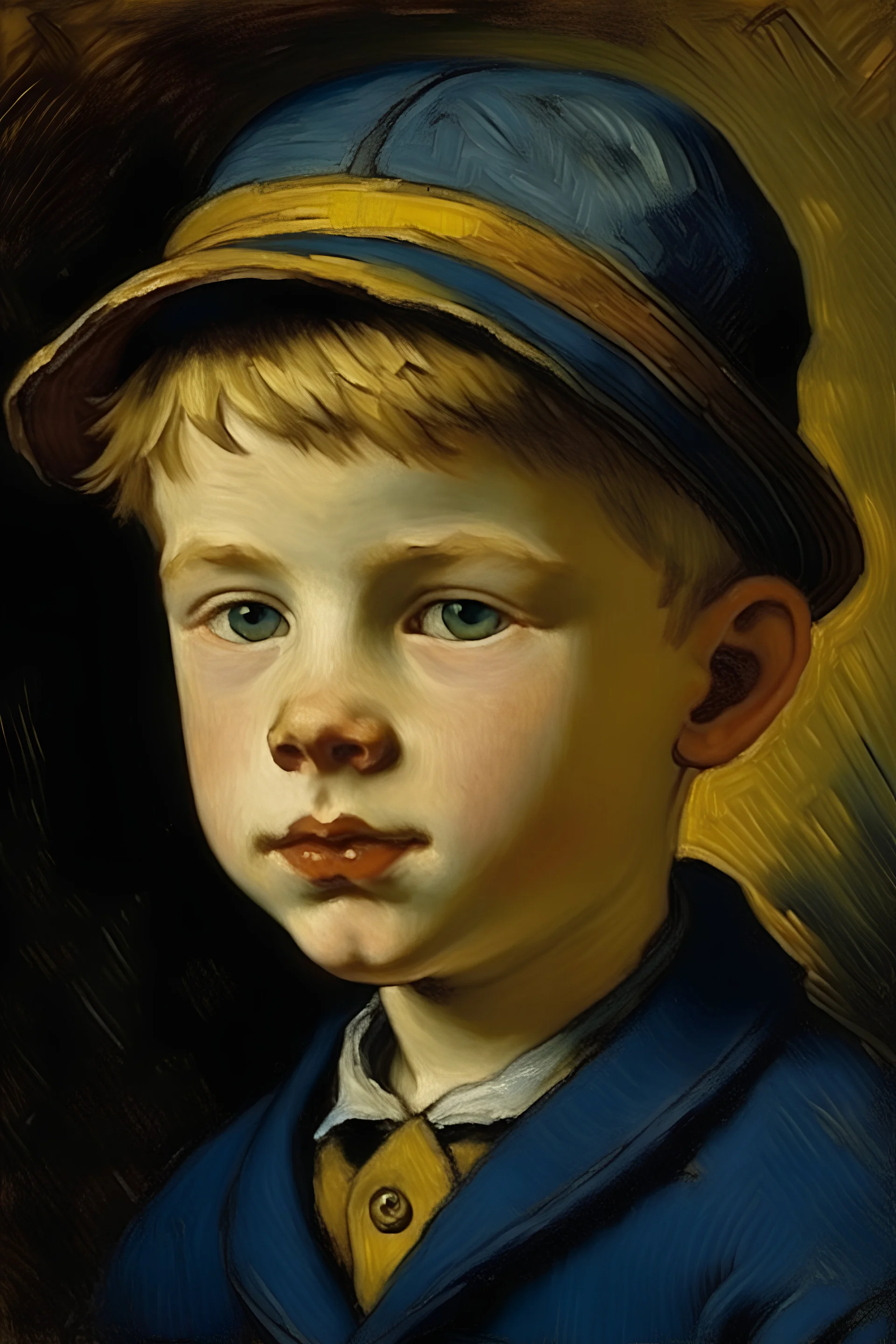 Portrait of a boy by Van Gogh