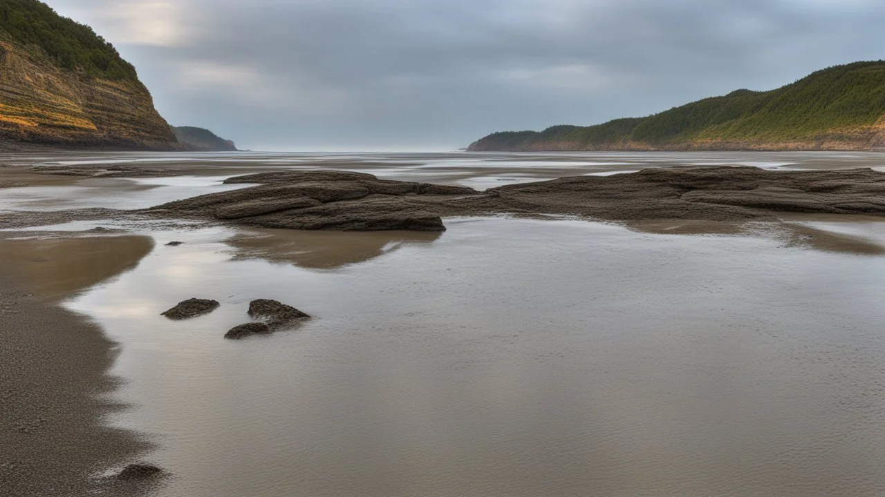 low tide