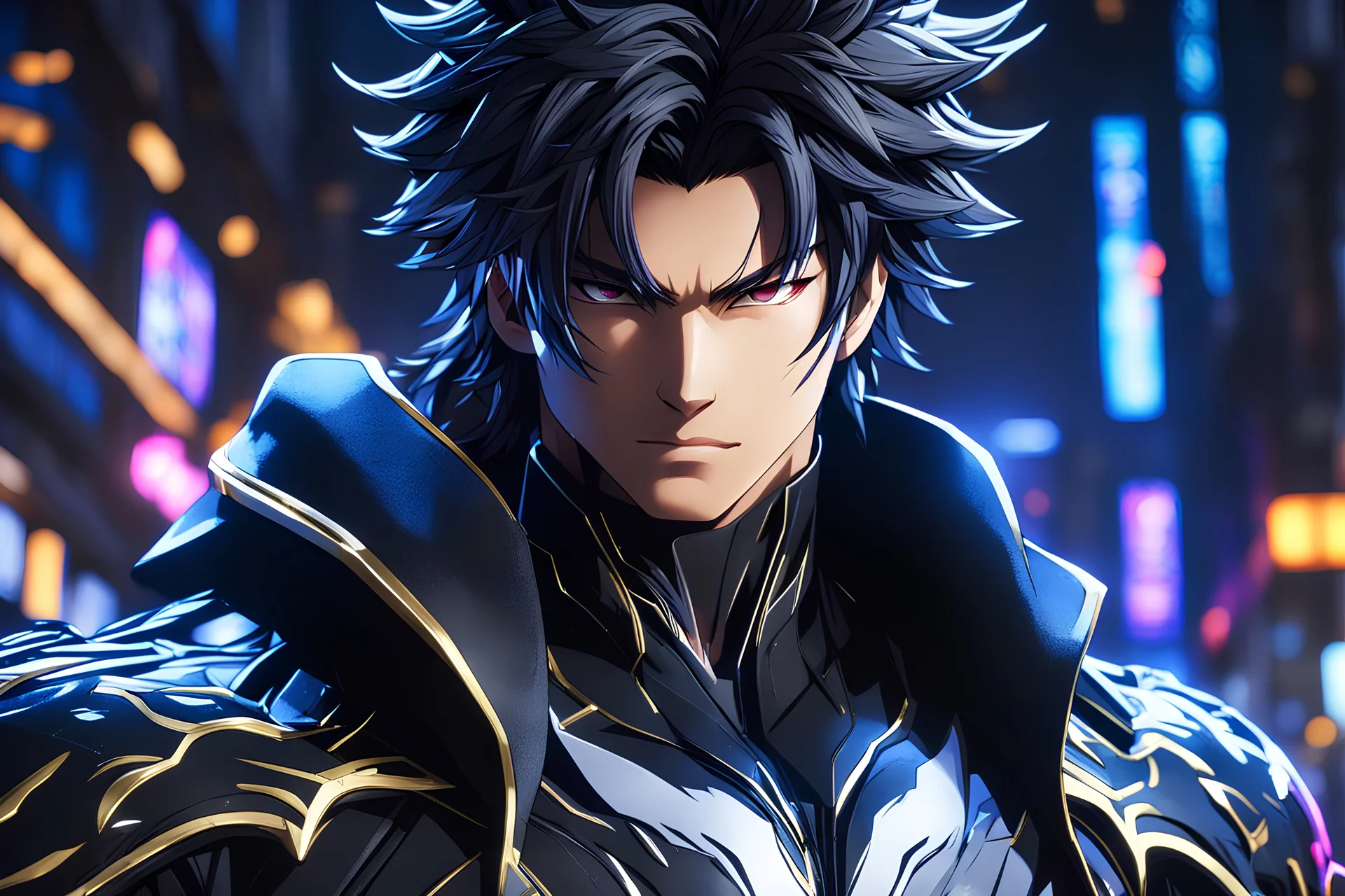 Sung jin woo venom in 8k solo leveling shadow artstyle, tree them, mask, hunter them, ain, in the style of fairy academia, hard-edge style, agfa vista, dynamic pose, oshare kei, hurufiyya, rtx , neon lights, intricate details, highly detailed, high details, detailed portrait, masterpiece,ultra detailed, ultra quality