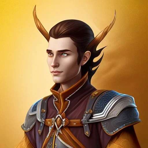 ship captain, half-elf male, d&d