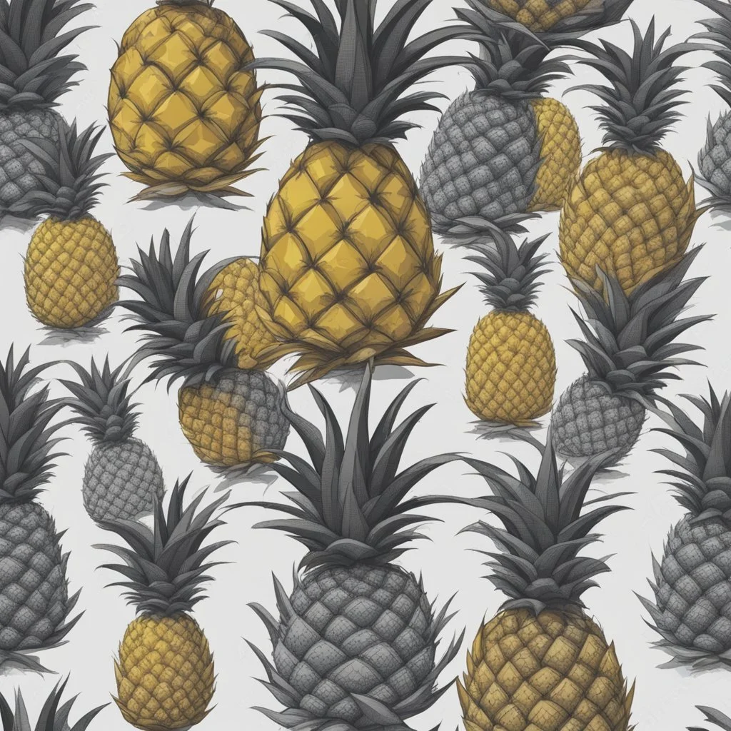 Abstract pineapple concept