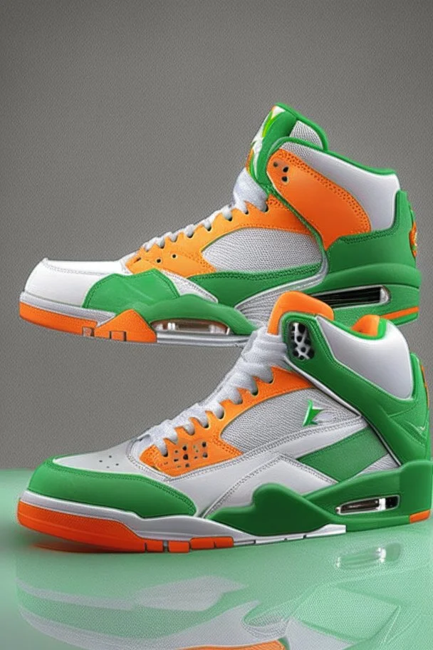 Orange and 2025 white 5s