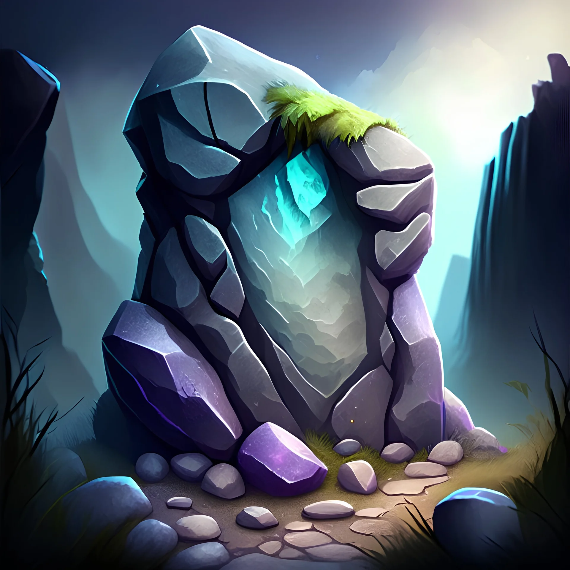 fantasy stone background for card