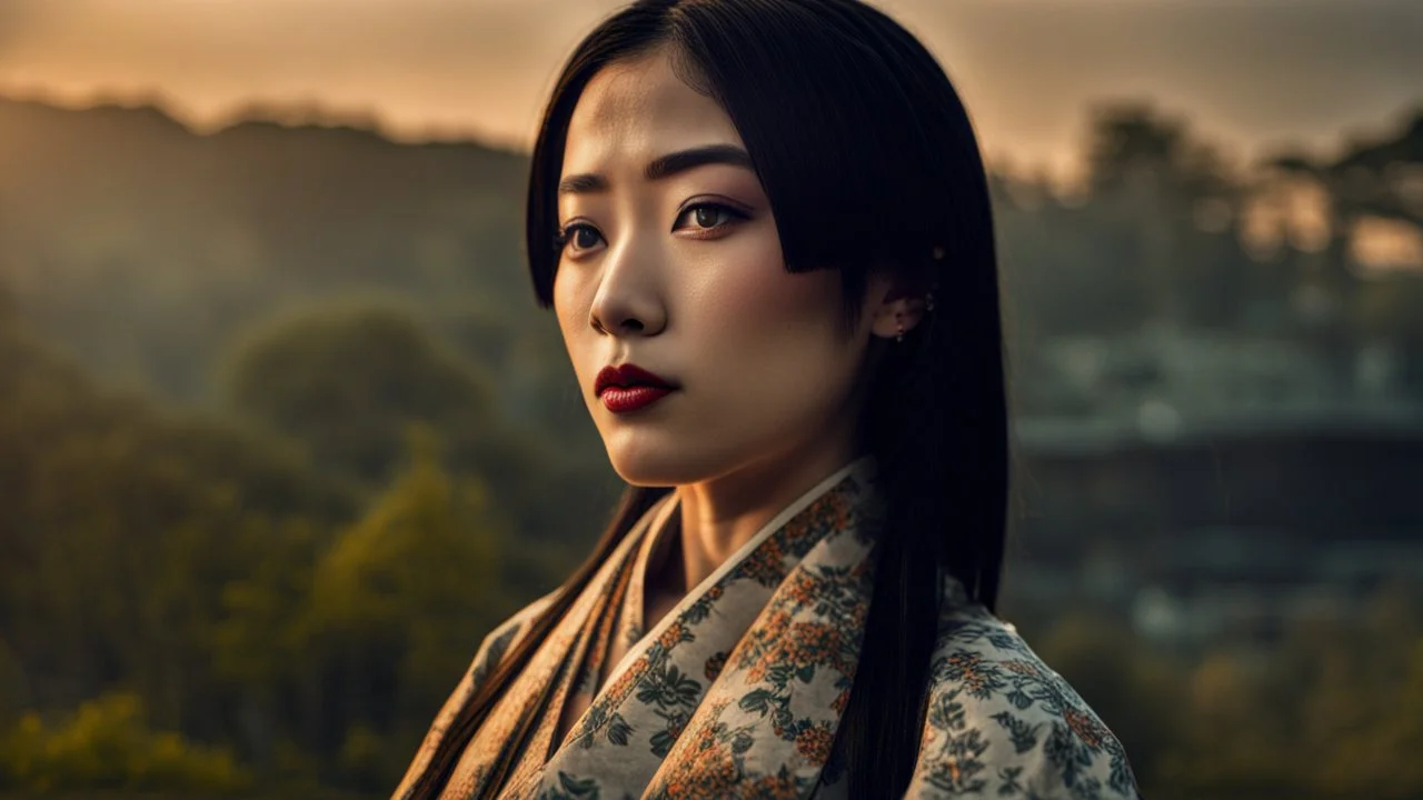 portrait geisha photo 4k