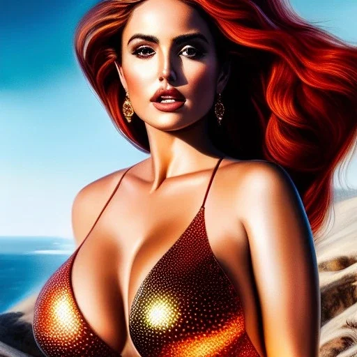 Ultra detailed fullbody Portrait in oil on canvas of busty ana de armas as Red sonja,wearing a skintight suit, extremely detailed digital painting,extremely detailed face,crystal clear Big eyes, mystical colors ,perfectly centered image, perfect composition, rim light, beautiful lighting,masterpiece,8k, stunning scene, raytracing, anatomically correct, in the style of Wizyakuza and robert e howard and InHyuk Lee and Ohrai Noriyoshi and Simon Bisley.