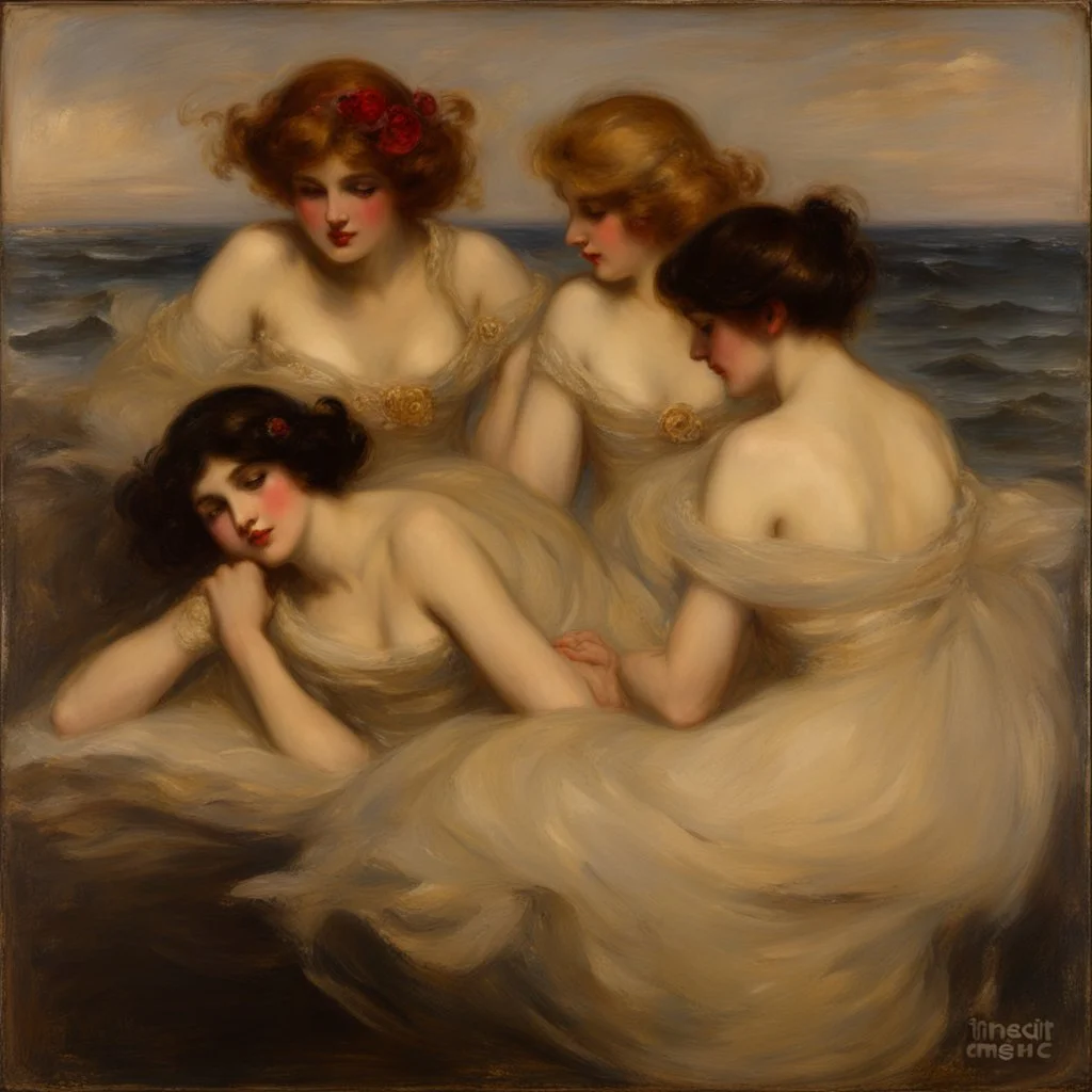 James Jebusa Shannon (American, 1862-1923) Sirens