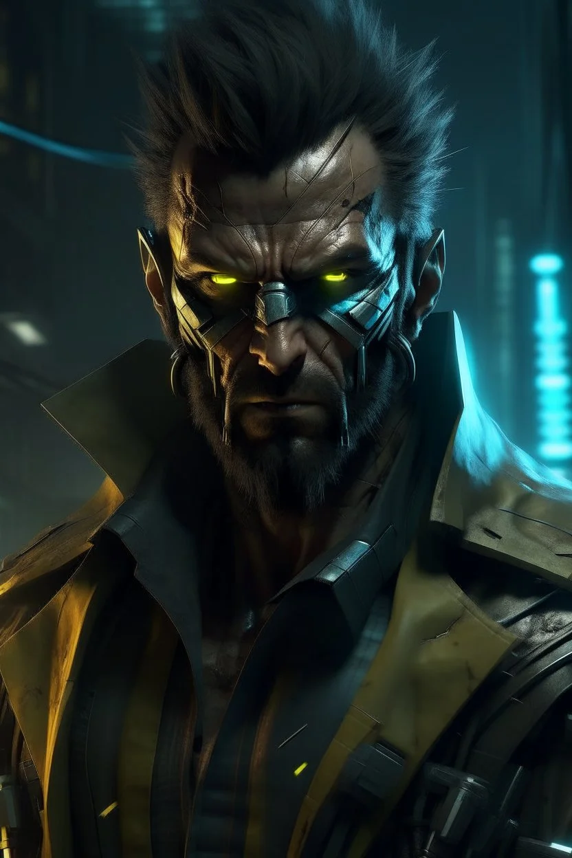 Cyberpunk Wolverine