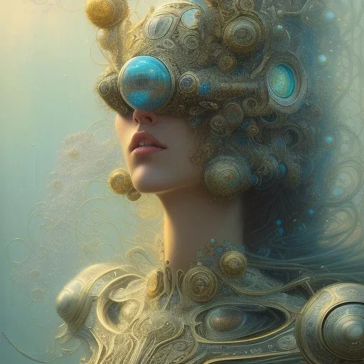 Splashing” Intricate, light aquamarine, Scenic, Hyperdetailed, Delicate, Complex, Royo. Regal, Bagshaw, Chevrier, Ferri, Kaluta, Minguez, Mucha. Cinematic, WLOP, 8K, Vray, sharp focus, rutkowski, detailed eyes, Artgerm, Giger, rococo glowing lighting, glowing edges, light rainbow arcs