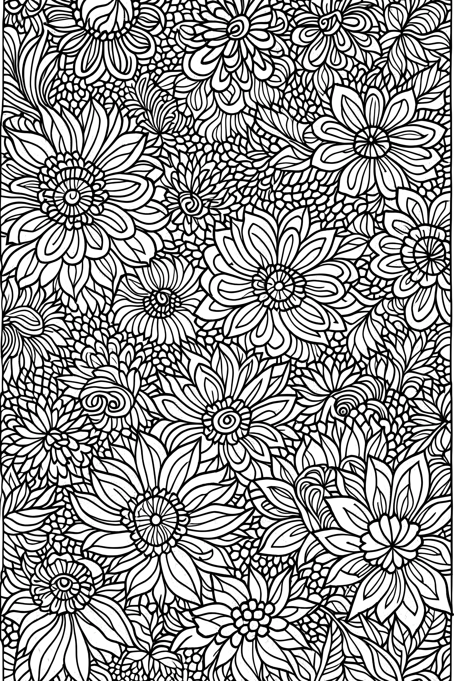 Stress relief l adults coloring page