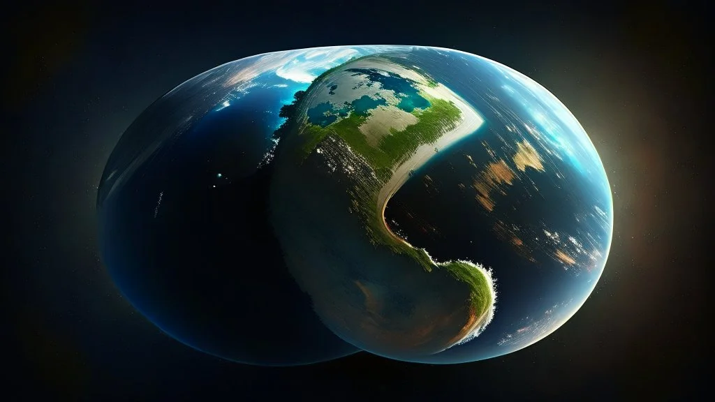 planet, view from space, sphere