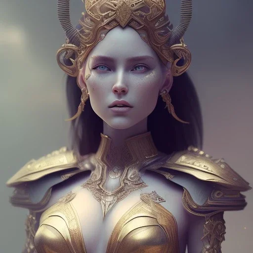 badass female goddess of war, very beautiful figure,tilt shift figure, wearing detailed,armor,object shadow,extraordinary, sharp focus,macro lens,intricate filigree metal design, full body portrait, cinematic, unreal engine 5, 8k, hyper realistic. Volumetric lighting, unreal engine 5 ,hyper elegant,hyperphotorealistic, epic composition,bokeh, cinematic lighting, hyperphotomaximalist, masterpiece,epic composition, motion blur. Glim lighting