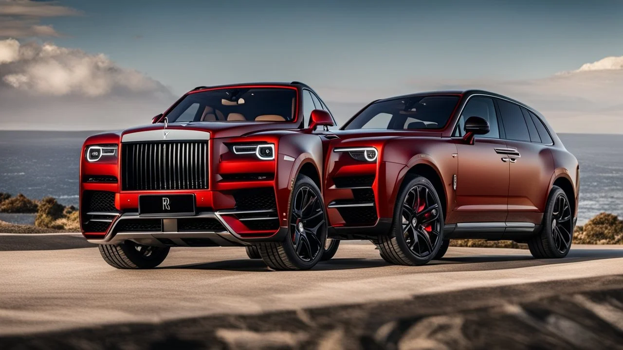 Rolls Royce Cullinan fused with Lamborghini Urus, Super Detailed, desktop wallpaper, 4K