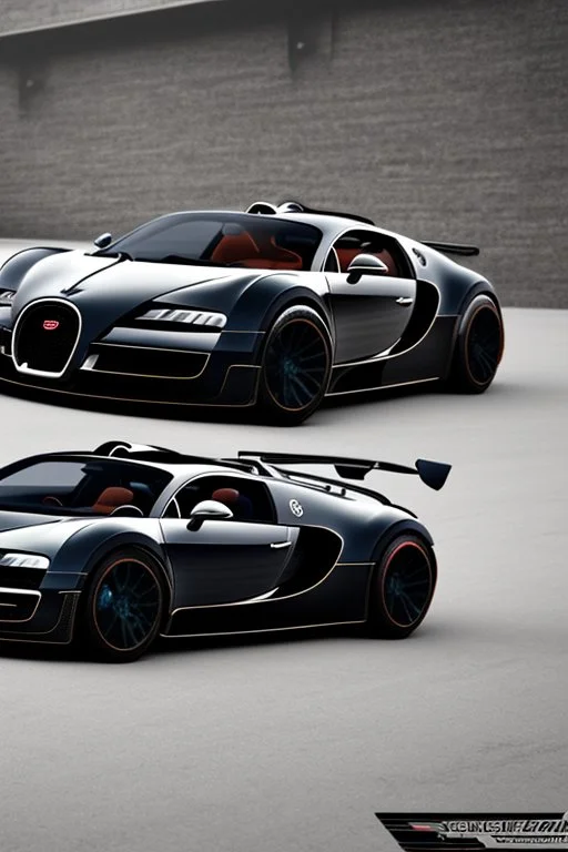 Bugatti Veyron Hyper Sport 2023 Painted with musou black
