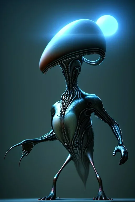 full length aliens clean art NFT, blender 3d