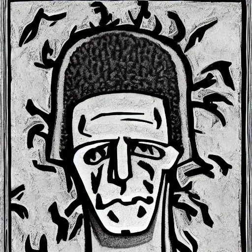 Frankenstein by outsider artist