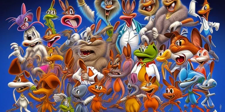 all the looney toons as real people