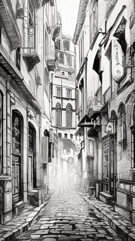 Fine line draw style