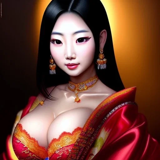 Ultra detailed fullbody Portrait in oil on canvas of busty Tomoe Gozen,extremely detailed digital painting,ultrarealistic skin,intense stare, extremely detailed face, crystal clear eyes, mystical colors ,perfectly centered image, perfect composition, rim light, beautiful lighting,masterpiece ,8k, stunning scene, raytracing, anatomically correct, in the style of Simon Bisley and Ohrai Noriyoshi and robert e howard and Steve Jung and Wizyakuza and uncannyknack.