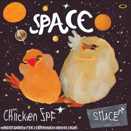 Space inved with chicken