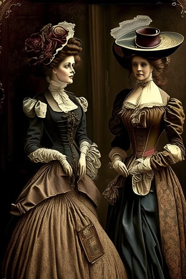 elegant women victorian times