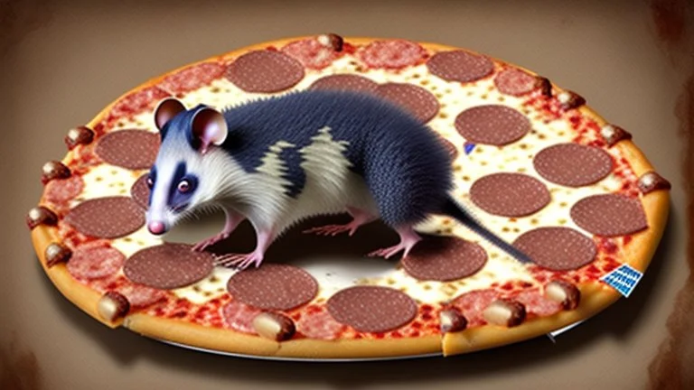 opossum lives in dominos pizza