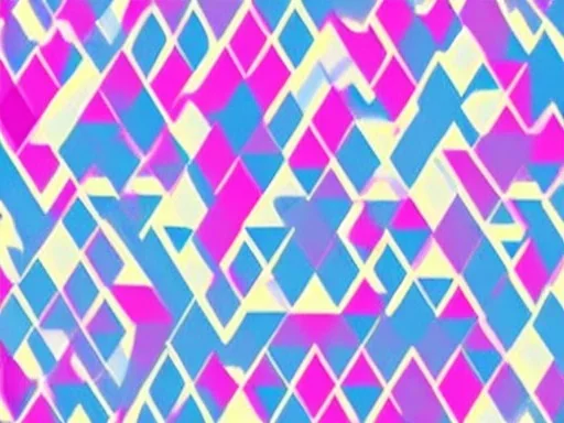 wallpaper triangles technologie blue pink minimalist