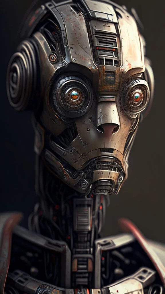 robot portrait ultra realistic