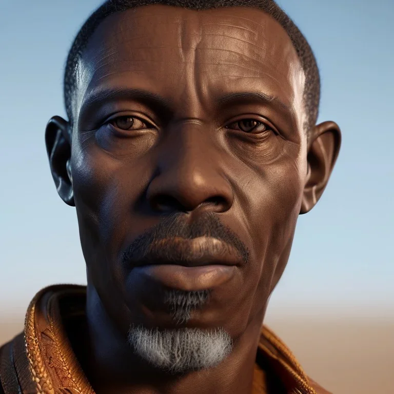 african man portrait, highly detailed