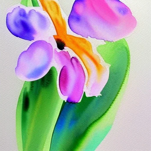 water color flower painting