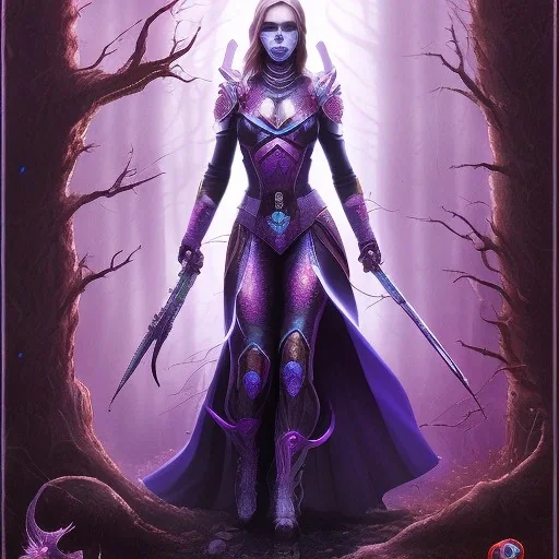  Woman mutant witchs horners forest