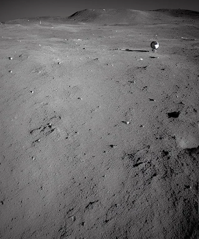 Christmas tree on the lunar surface