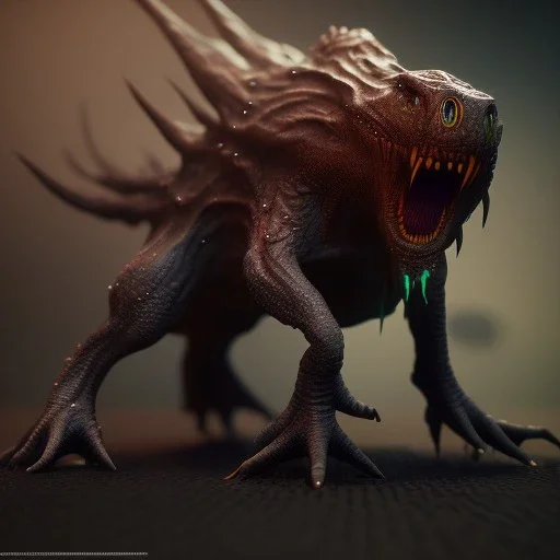 Fluid ink creature running, rapid movement, unreal engine 5, 8k resolution, photorealistic, ultra detailed