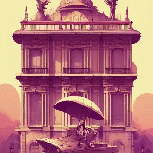 Como lake+detailed facades+Book illustration by Gediminas Pranckevičius,Jean Baptiste Monge,Brian Kesinger,Anton fadeev,Kilian Eng,strong lines,high contrast vibrant colors,highly detailed,16k resolution,trending on behance