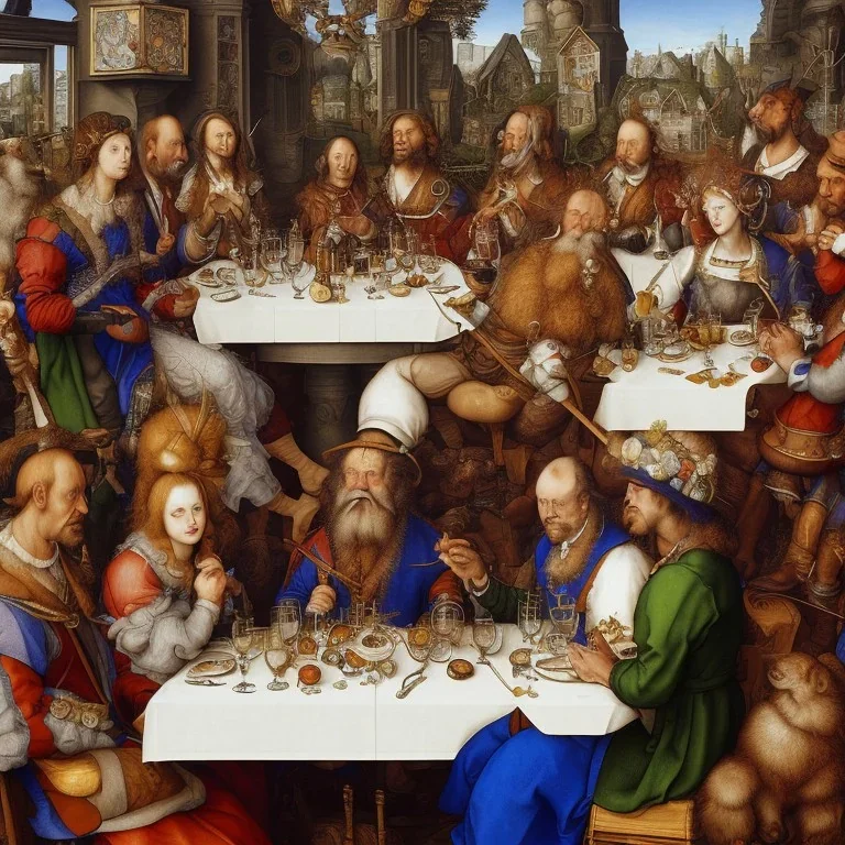 "The Brunch Club" by Albrecht Dürer.