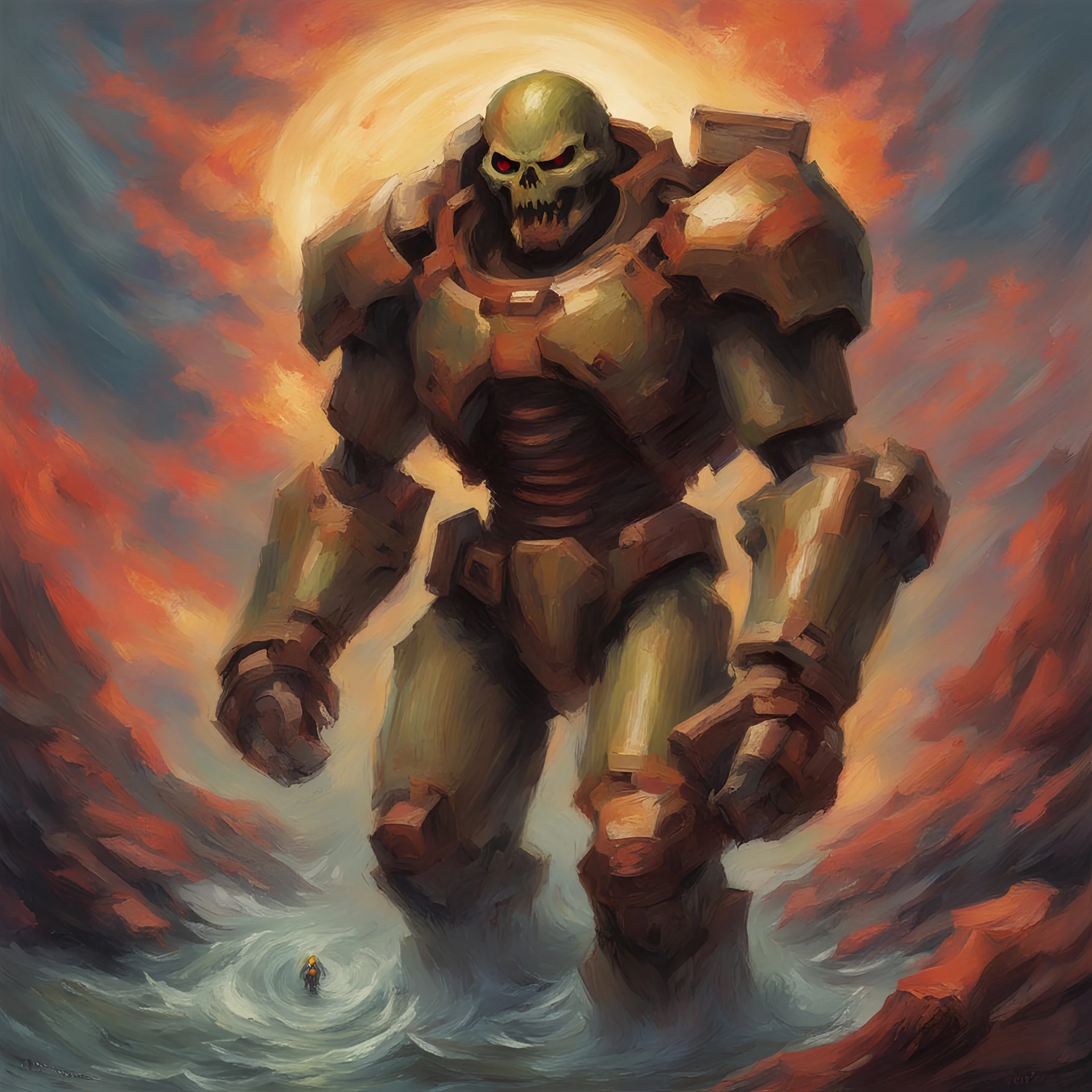 The Ultimate Doom: Revival, in impressionism art style