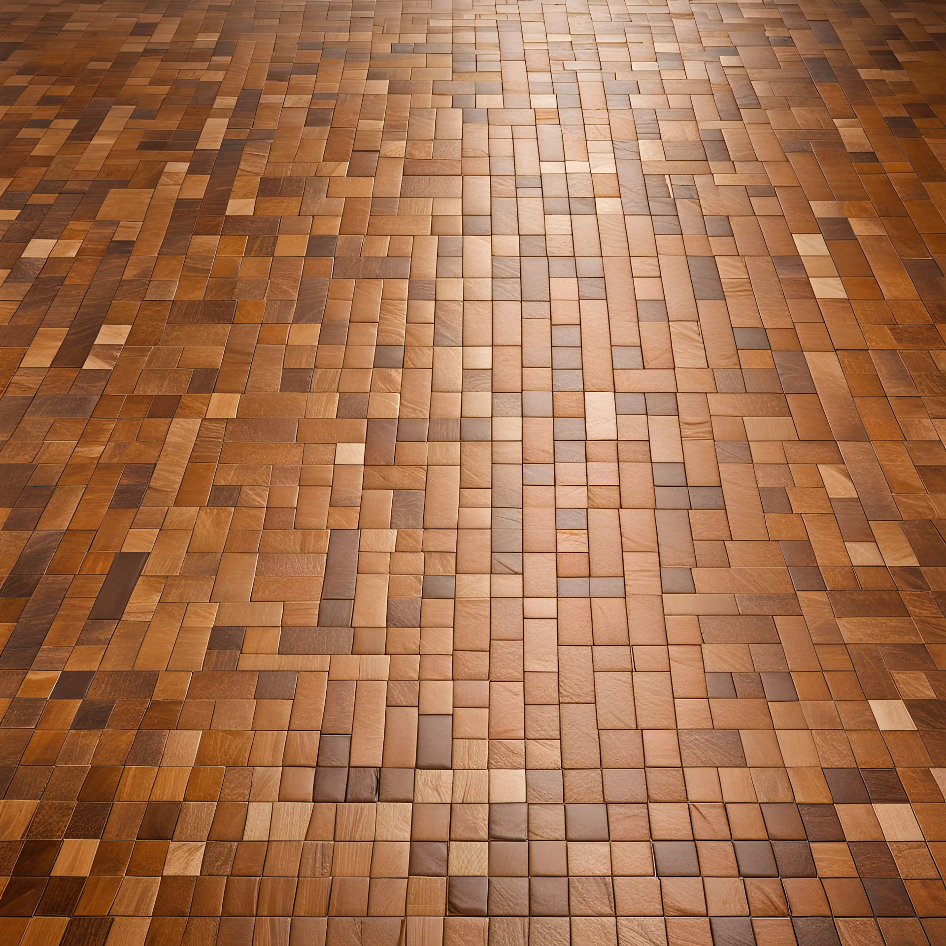 big brown tiled floor