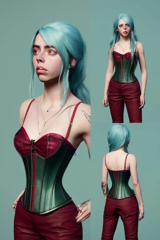 Billie Eilish, corset