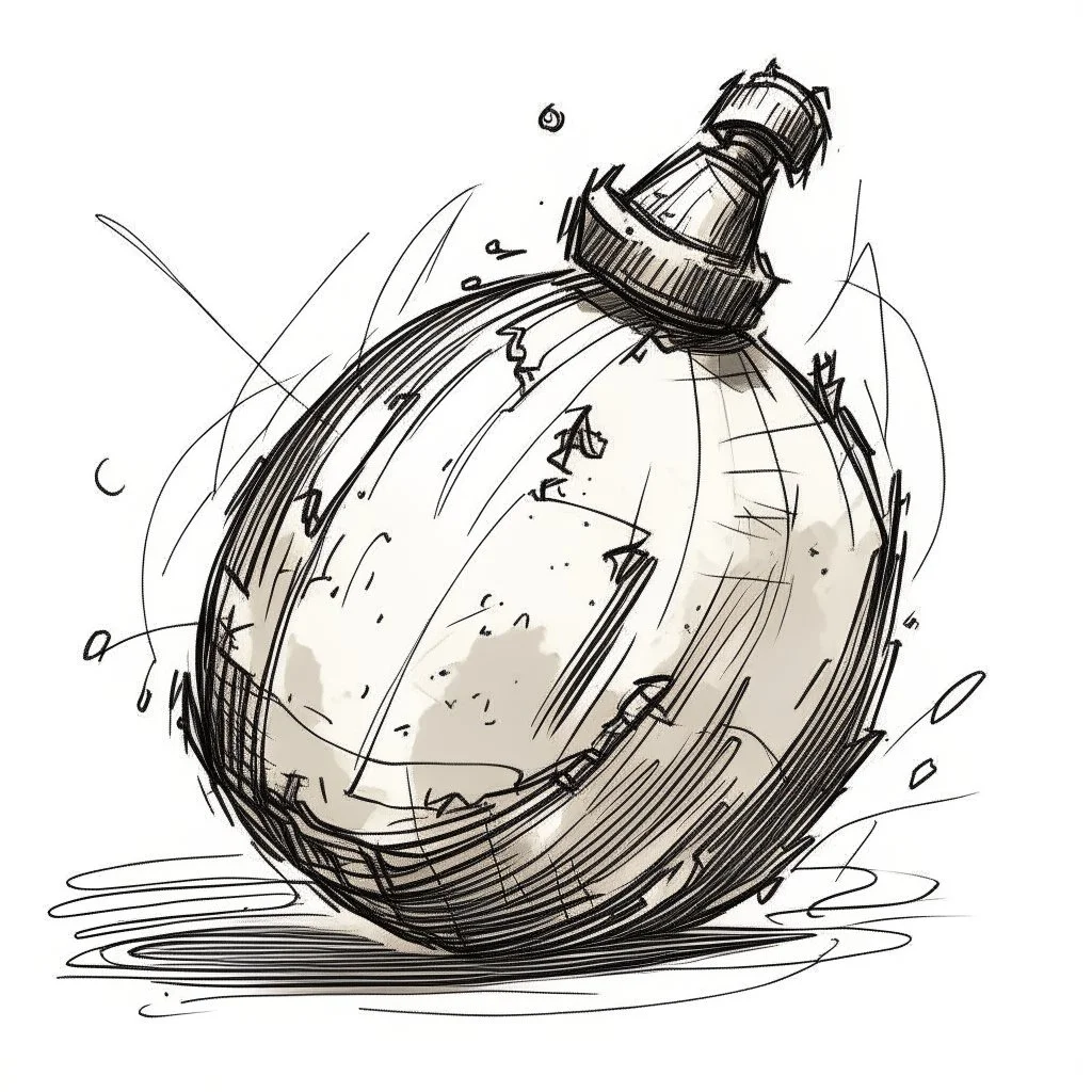 round bomb sketch