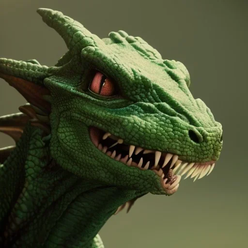 green dragon, dragon portrait, portrair, dragon head, dragon face, big eyes, smile, dragon with fathers, happy, 8k resolution, high-quality, fine-detail, fantasy, incredibly detailed, ultra high resolution, 8k, complex 3d render, cinema 4d