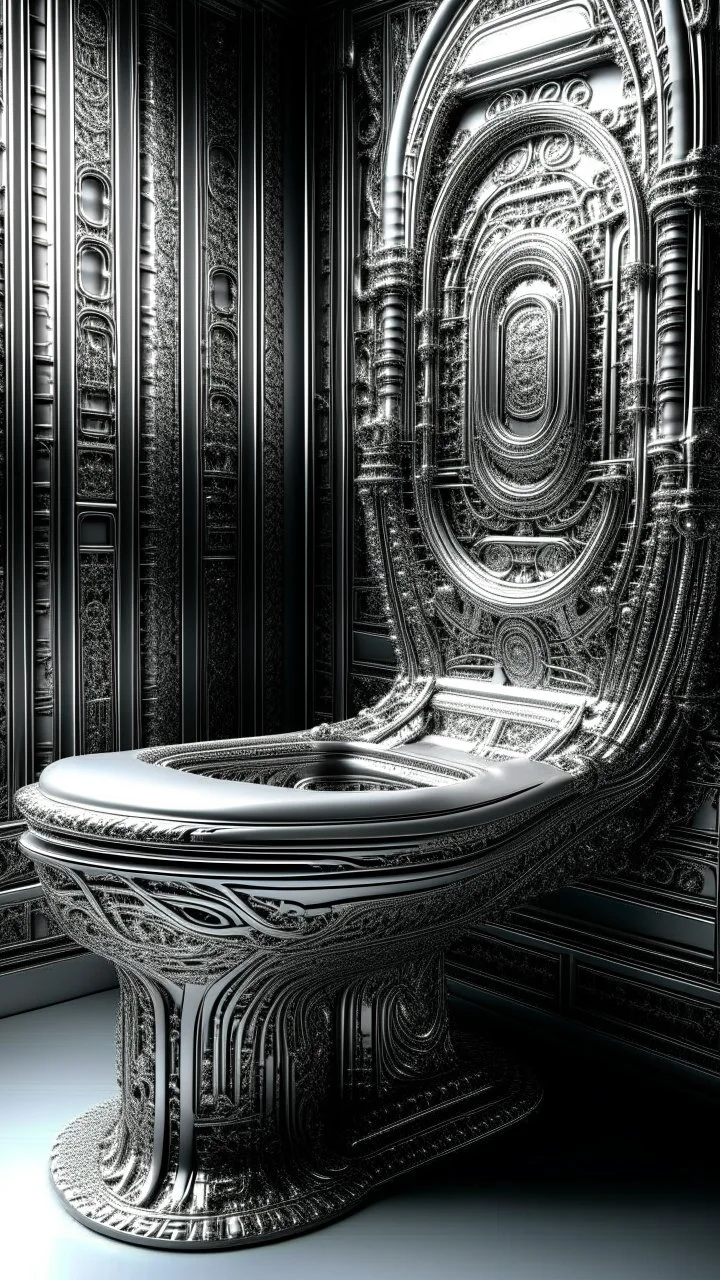 A throne an oil painting made of gold