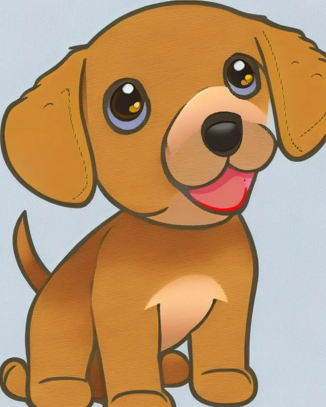 cute clipart dog