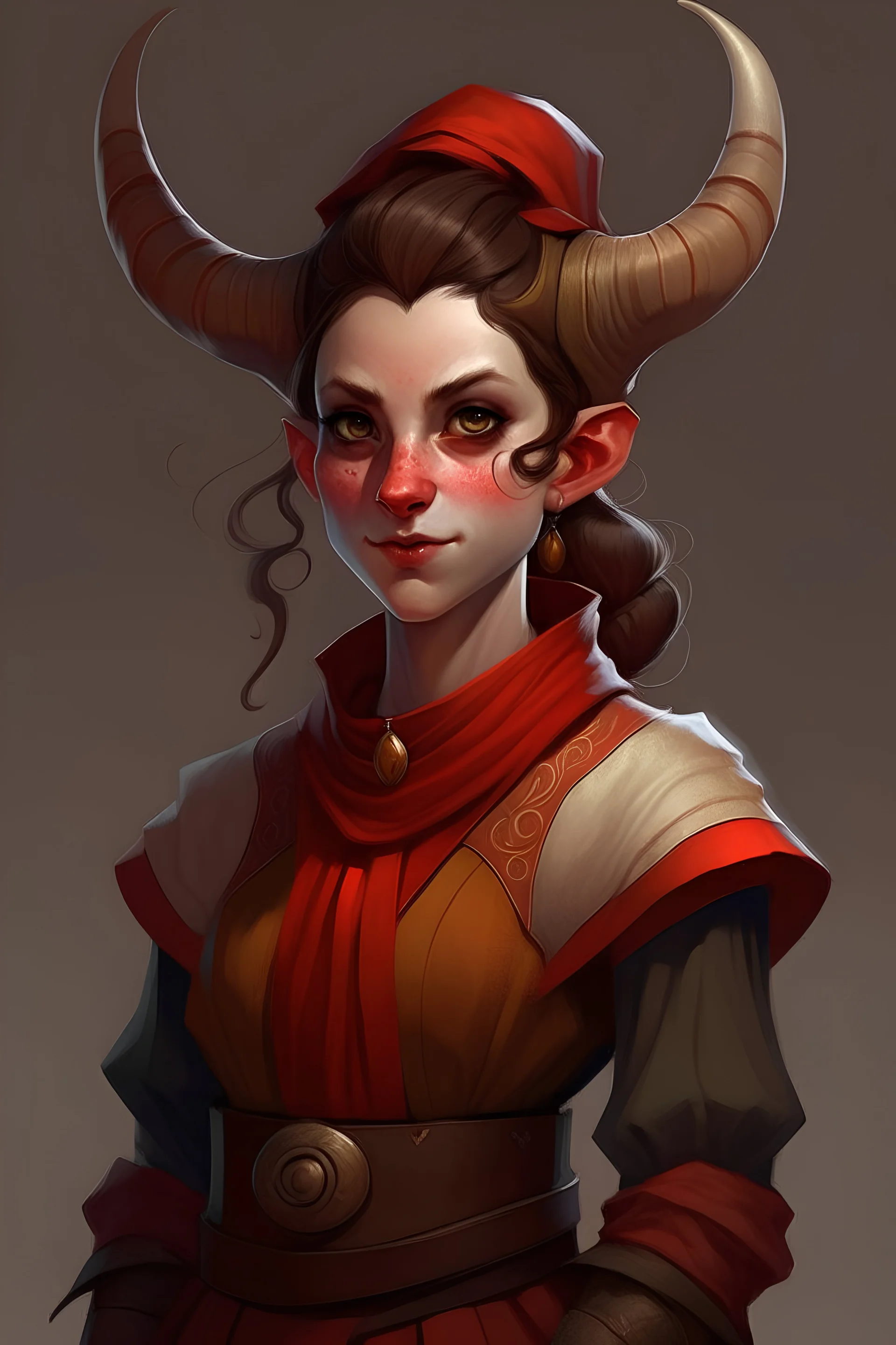 young Tiefling noblewoman