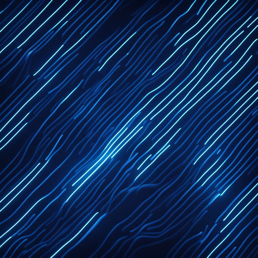 Hyper Realistic Navy-Blue Neon Glow Right Flow Texture