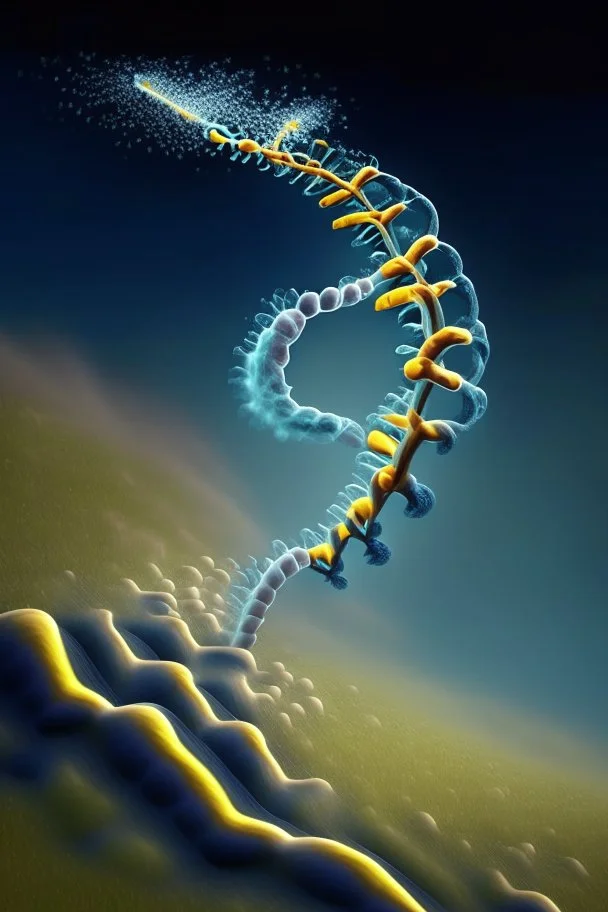 nuclear DNA attempting to run away through the axon hillock