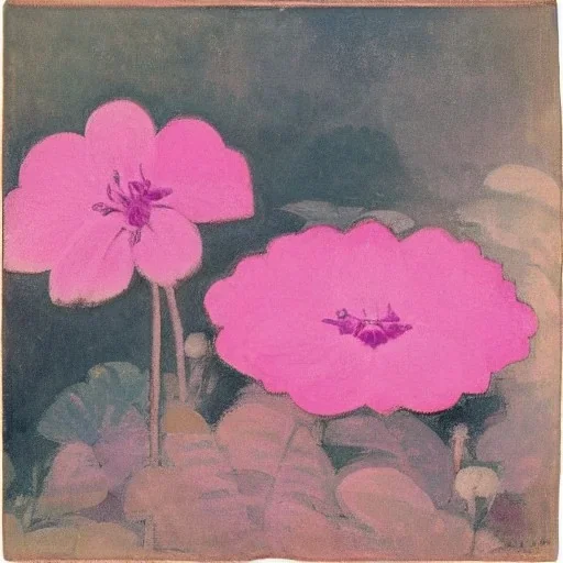 pink lotos mono botan, Émile Henri Bernard