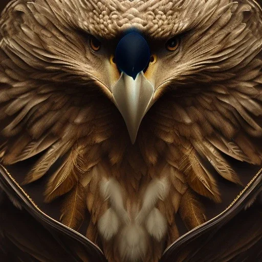 eagle, feathers, 17th century, dark setting, insanely detailed, 16k resolution, perfect eyes, round pupil, cinematic smooth, intricate detail, painted Renaissance style