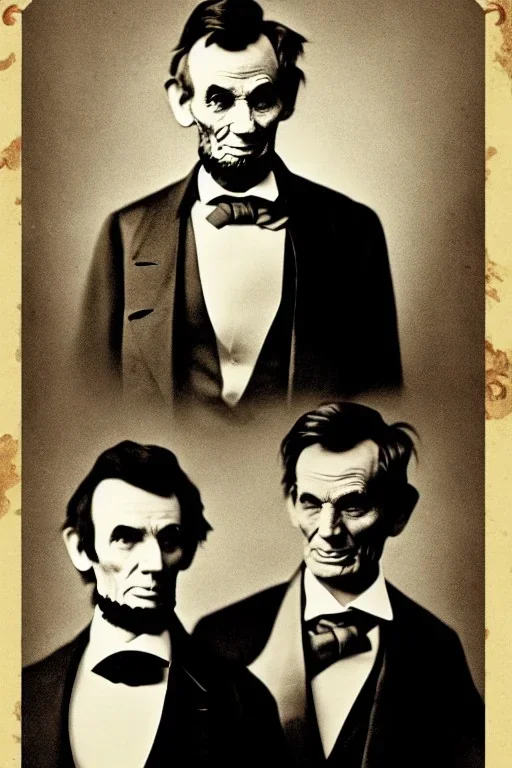 Abraham Lincoln and a vampire facing one another vintage photography, beautiful, Tumblr aesthetic, retro vintage style, HD photography, hyperrealism