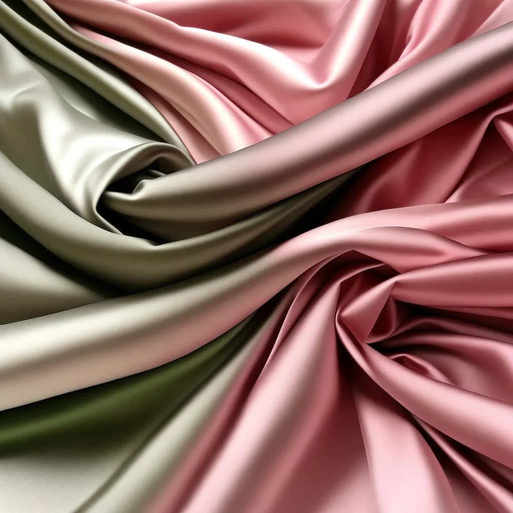 taffeta pleated fabric, synthetic material, nylon, colors mineral gray, dusty pink, milky colors